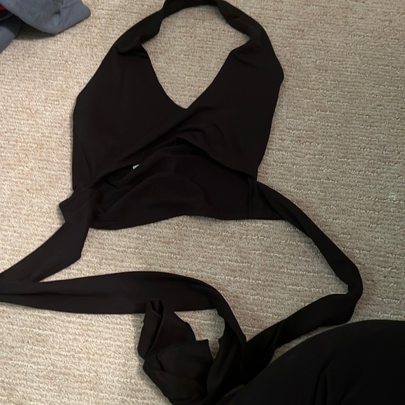 TM105 Jordyn One Shoulder Strappy Top